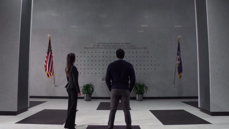 Shot from Designated Survivor season 3 showing CIA memorial wall