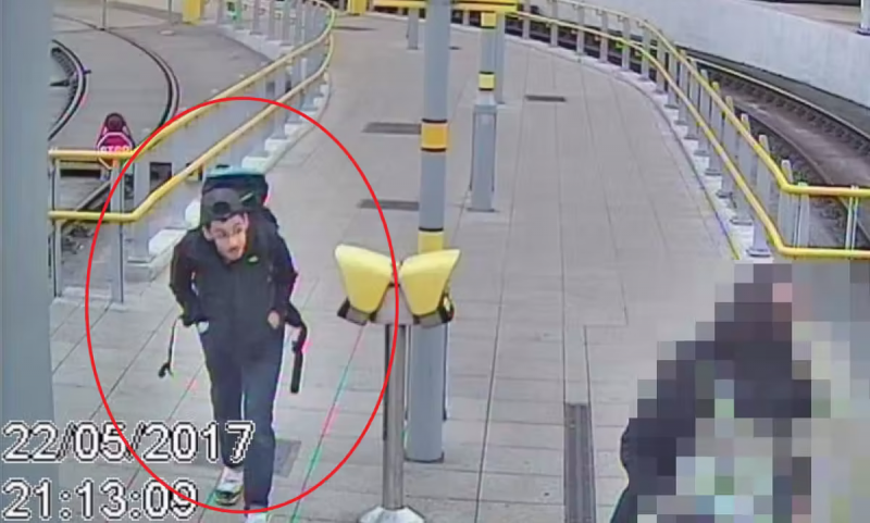 CCTV of Manchester Arena bombing suspect Salman Abedi
