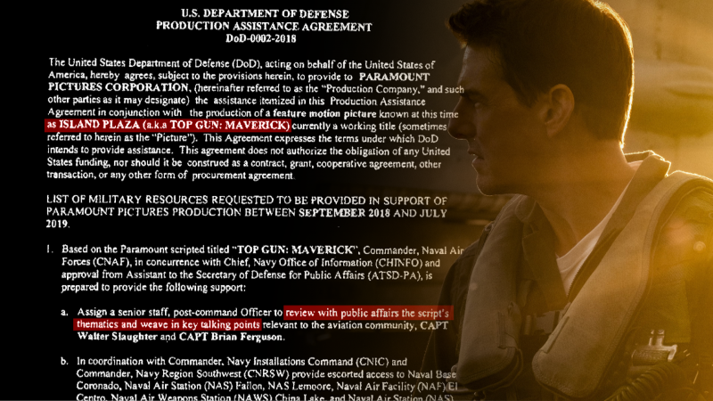 Top Gun: Maverick Documents from the US Military